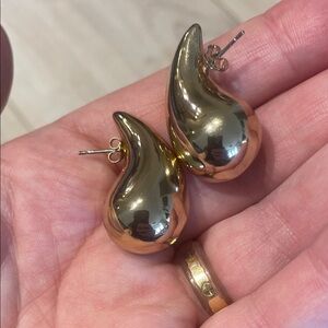 Gold Teardrop Earrings